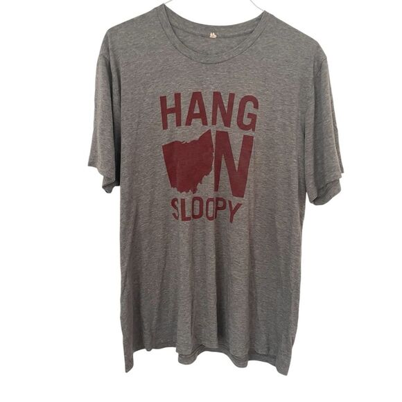 Ohio State Hang On Sloopy Heathered Grey Ohio Tee men’s 2x - Picture 1 of 4